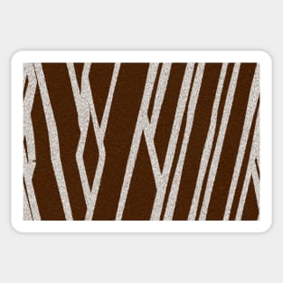 Zebra skin texture pattern Sticker